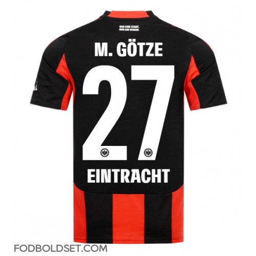 Eintracht Frankfurt Mario Gotze #27 Hjemmebanetrøje 2025-26 Kortærmet